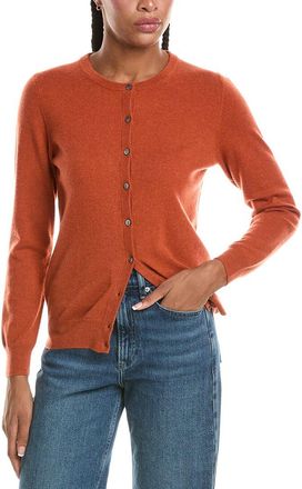N.Peal N. PEAL Olivia Round Neck 100% Cashmere Cardigan