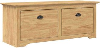 vidaXL Hallway Bench BODO Honey Brown 118 x 40 x 50 cm Engineered Wood vidaXL