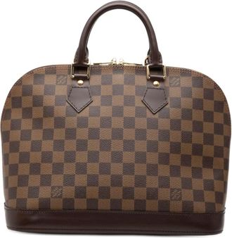Louis Vuitton Pre-owned Handbags, female, Brown, Size: ONE SIZE Pre-owned Dome Satchel Bag