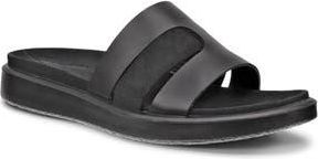 Ecco Flowt Oasis Slide Sandal in Black/Black at Nordstrom Rack, Size 10-10.5Us / 41Eu