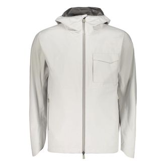 Herno Light Jackets, male, Gray, Size: XS Lightweight Jacket with Hood