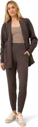 Pact Everyday Organic Cotton Airplane Joggers in Chocolate Heather at Nordstrom, Size Medium