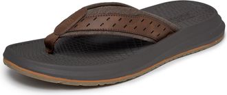 Skechers mens Thong Sandal, Brn, 8 UK