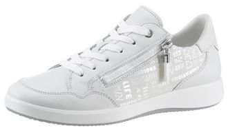 Ara Sneaker ARA ROMA, Damen, Gr. 3,5 (36), weiss (sanftes wei&szlig;), Glattleder, Veloursleder, Schuhe Sneaker, mit High Soft-Fussbett, Freizeitschuh, Halbschu