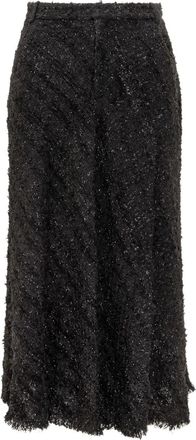 Iro Gonna con frange - Nero