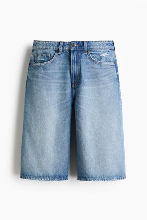 H&M Bermudashorts aus Denim - Helles Denimblau