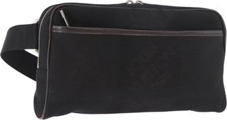 Louis Vuitton Acrobate Waist Damier Geant Canvas Black Canvas Handbag (Pre-Owned)