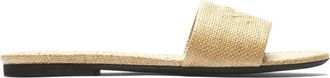 N&deg;21 Rode Modieuze Slides Sandalen - Dames - Sandalen - Beige - 37 1/2 EU - Schoenen