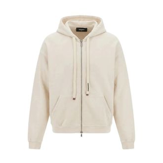 Dsquared2 Sudadera con cremallera - Sweatshirts & Hoodies - Hombre - Beige - S