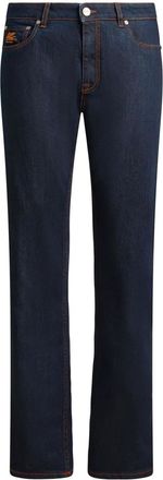 Etro Jeans con stampa paisley - Blu