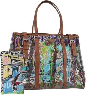 Prada Pre-owned Tote Bags, female, Multicolor, Size: ONE SIZE Pre-owned Vintage Tote Bag