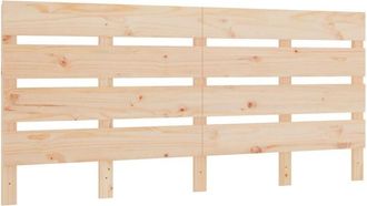 vidaXL Cabecero De Cama Madera Maciza De Pino 135x3x80 Cm Vidaxl