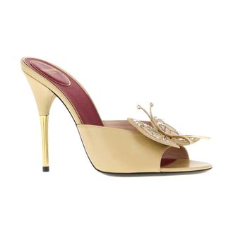 Valentino Garavani Flutterfly Mules - Shoes - Mujer - Beige - 40 EU