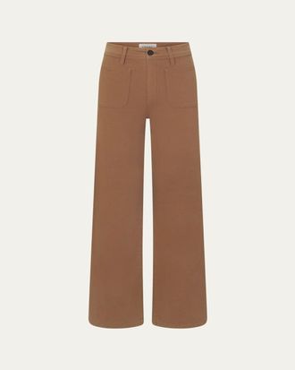 Frame Denim Le Slim Palazzo Modernist Pocket Jeans
