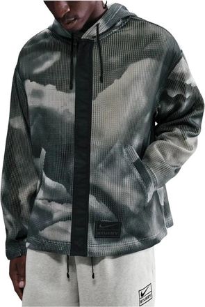 Nike Ghillie All-Over Print Hoodie - Heren - Sportshirts - Zwart - S - Polyester - Fitness