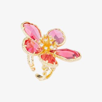 Eye Candy Los Angeles Womens Blossom Ring In Pink