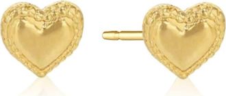 Set & Stones Leigh Heart Studs in Gold at Nordstrom