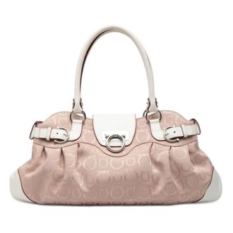 Ferragamo Pre-owned Ferragamo Gancini Canvas Marisa Handbag Ladies R54GHAUH37QVK34S