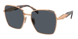 Prada PR 64ZS Asian Fit SVF09T Womens Sunglasses Rose-Gold Size 57