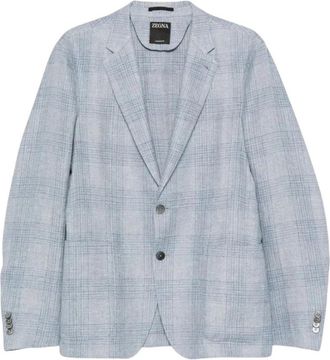 Ermenegildo Zegna Formele Jas - Heren - Business blazers - Blauw - XL - Kostuums