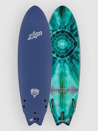 Catch Surf Odysea X Mayhem Round Nose Fish 65 Surfboard blauw