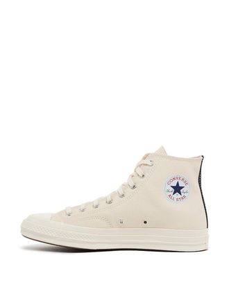 Comme Des Gar&ccedil;ons Play High-Top Sneaker - White