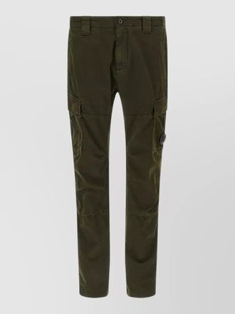 C.P. Company cargo trousers belt loops and pockets