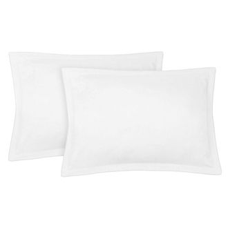 Febronie Funda de almohada (x2) lino lavado blanco 50x70
