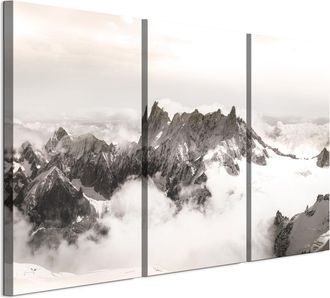 OEM Cuadro Sobre Lienzo Italiano De 90 X 60 Cm, Tr&iacute;ptico - Estilo Cl&aacute;sico - Naturaleza Cuadro Sobre Lienzo Italiano De 120 X 80 Cm, Tr&iacute;ptico - Estilo Cl&aacute;s