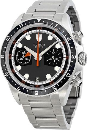 Tudor Pre-owned Tudor Heritage Chrono Grey Dial Stainless Steel Mens Watch 70330N-GYSS
