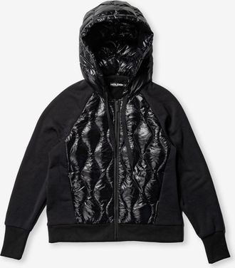 Holden W DOWN ZIP HOODIE - Black