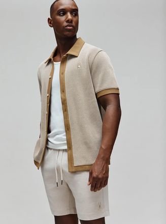 Psycho Bunny Mens Maxton Waffle Shirt 250 PRISTINE / XXXL