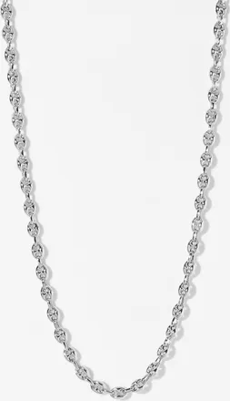 Tateossian Coffee bean links sterling silver bracelet