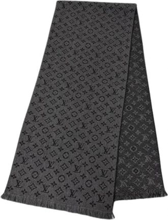 Louis Vuitton Pre-owned Stole - Heren - Vintage Accessoires - Zwart - ONE Size - Wol - Vintage