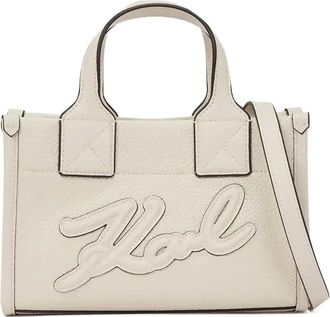 Karl Lagerfeld Borsa a tracolla K/Square piccola - Toni neutri
