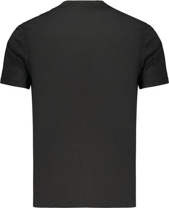 Calvin Klein Logo-Print Cotton T-Shirt - Black