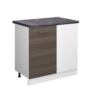 Vicco Armario De Esquina R-line, Gris, 86 Cm, Et Antracita