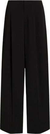 Alberta Ferretti Wide-leg Trousers - female - Alberta Ferretti - Wide Trousers - Black - 2XS - Trousers