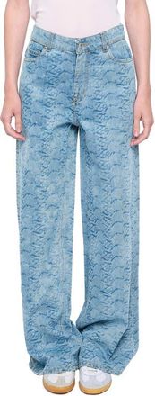 Zadig&Voltaire Eli Wide Leg Jeans in Light Blue at Nordstrom, Size 25