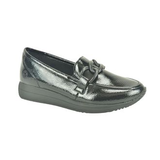 Remonte Lace Moccassin +Gar. - Dames - Schoenen - Zwart - Maat: 38 EU