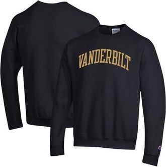 Champion Mens Champion Black Vanderbilt Commodores Basic Arch Fleece Pullover Sweatshirt at Nordstrom, Size Medium