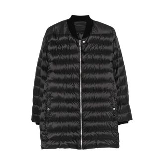 Moncler Winter Jackets, male, Black, Size: XS Zip-fastening Padded Jacket