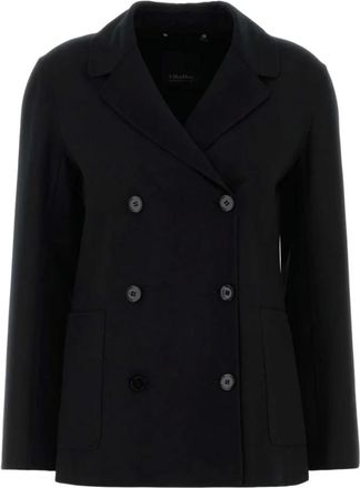 Max Mara Fiore Blazer - female - Max Mara - Blazers - Black - XS - Jackets