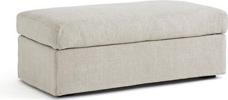 AM.PM Voetenbank in katoen/linnen, N&eacute;o Chiquito