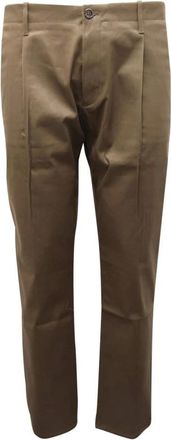 Nine In The Morning Broeken, Heren, Groen, L, Groene broek gemaakt in Italië