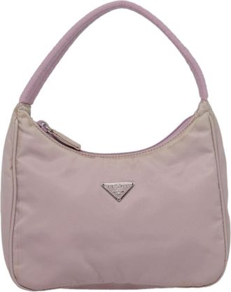Prada Re-Nylon Pink Synthetic Handbag (Pre-Owned)