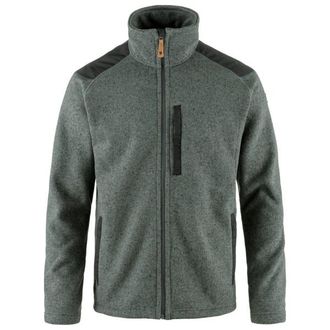 Fj&auml;llr&auml;ven Buck Fleece Fleecejacke f&uuml;r Herren | grau/oliv