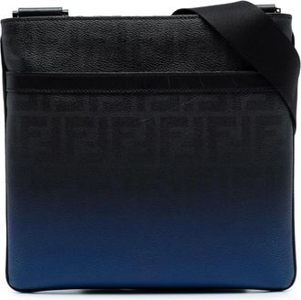 Fendi Pre-owned Leren Crossbody Tas - Dames - Vintage Schoudertas - Zwart - ONE Size - Leer - Vintage