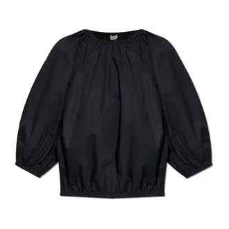By Malene Birger Blouses, female, Black, Size: M Top Lelow