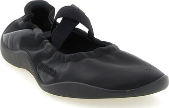Balenciaga Womens Black Polyester Ballet Flats